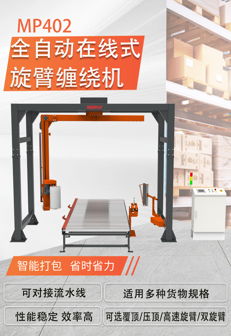 MP402 全自动在线式旋臂缠绕机(图1)